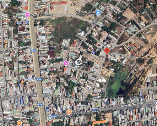 Đất lô góc 2 mặt tiền đường bê tông , nở hậu tại khu núi đỏ tại Cam Nghĩa - Diện tích 296m2