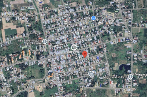 Đất trung tâm khu bàn cờ Cam Thành Nam gần trường, nhà thờ - Diện tích 158,7m2