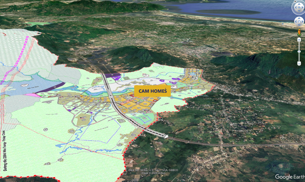 Phê duyệt quy hoạch phân khu sinh thái Tây Nam, Cam Lâm