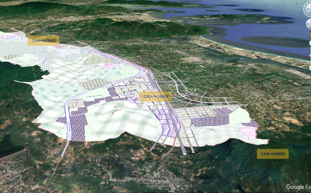 Chi tiết Quy hoạch phân khu (tỷ lệ 1/2000) Phân khu phức hợp phía Tây, đô thị mới Cam Lâm, tỉnh Khánh Hòa