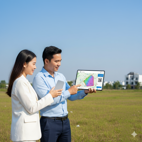 Cách xác định vị trí lô đất từ tọa độ VN2000 chuẩn quốc gia