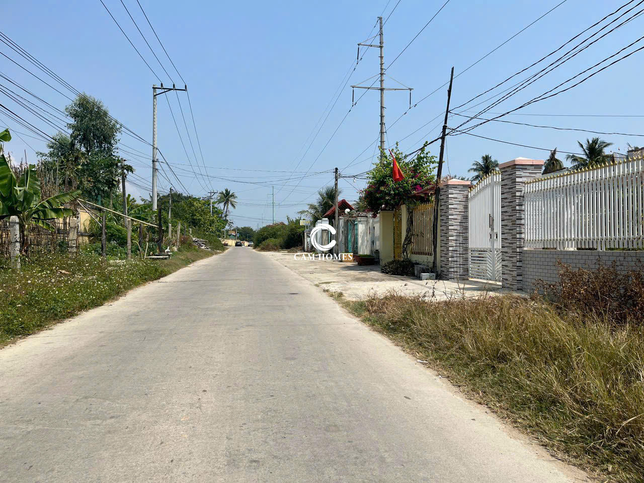 Bán đất mặt tiền đường bê tông khu 293 tại Cam Phúc Bắc - Diện tích :158,2m2